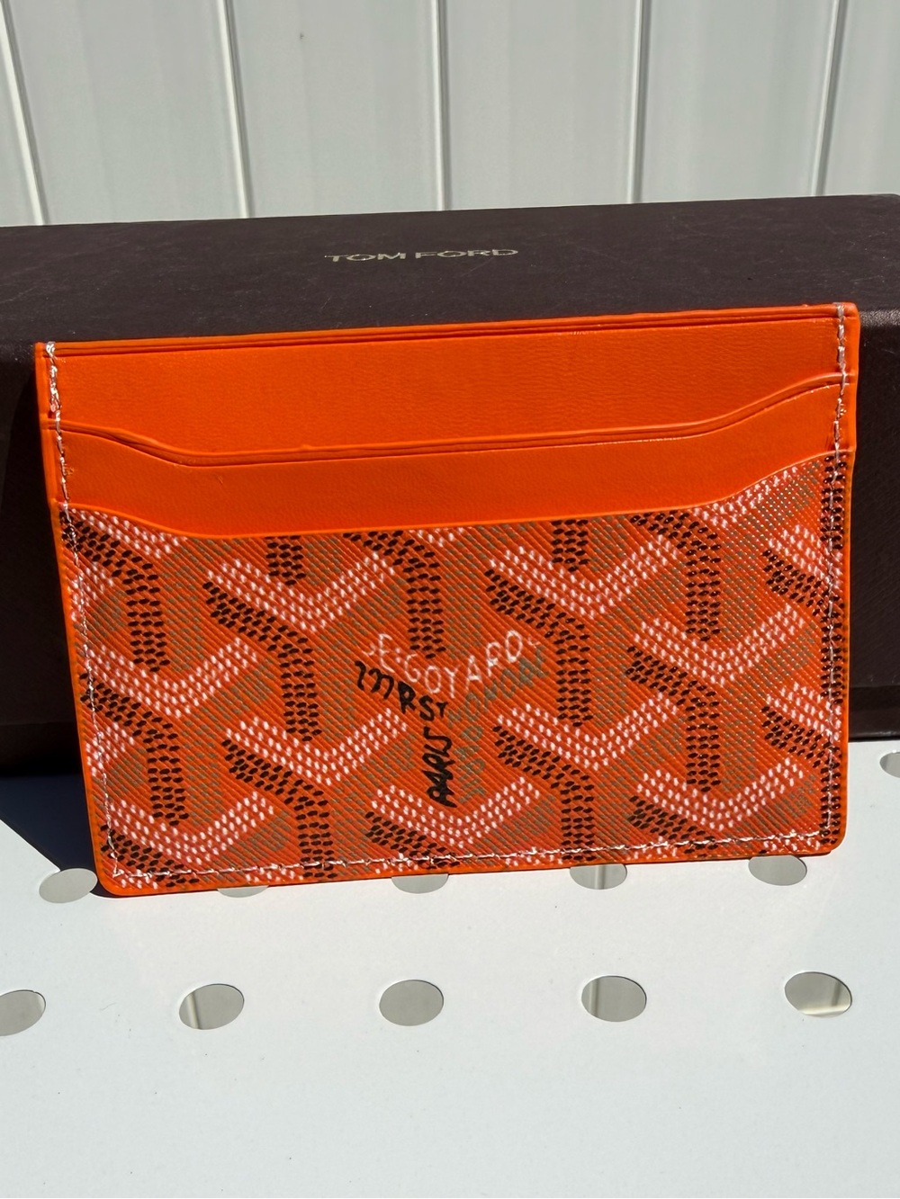Inspired Orange Card Holder